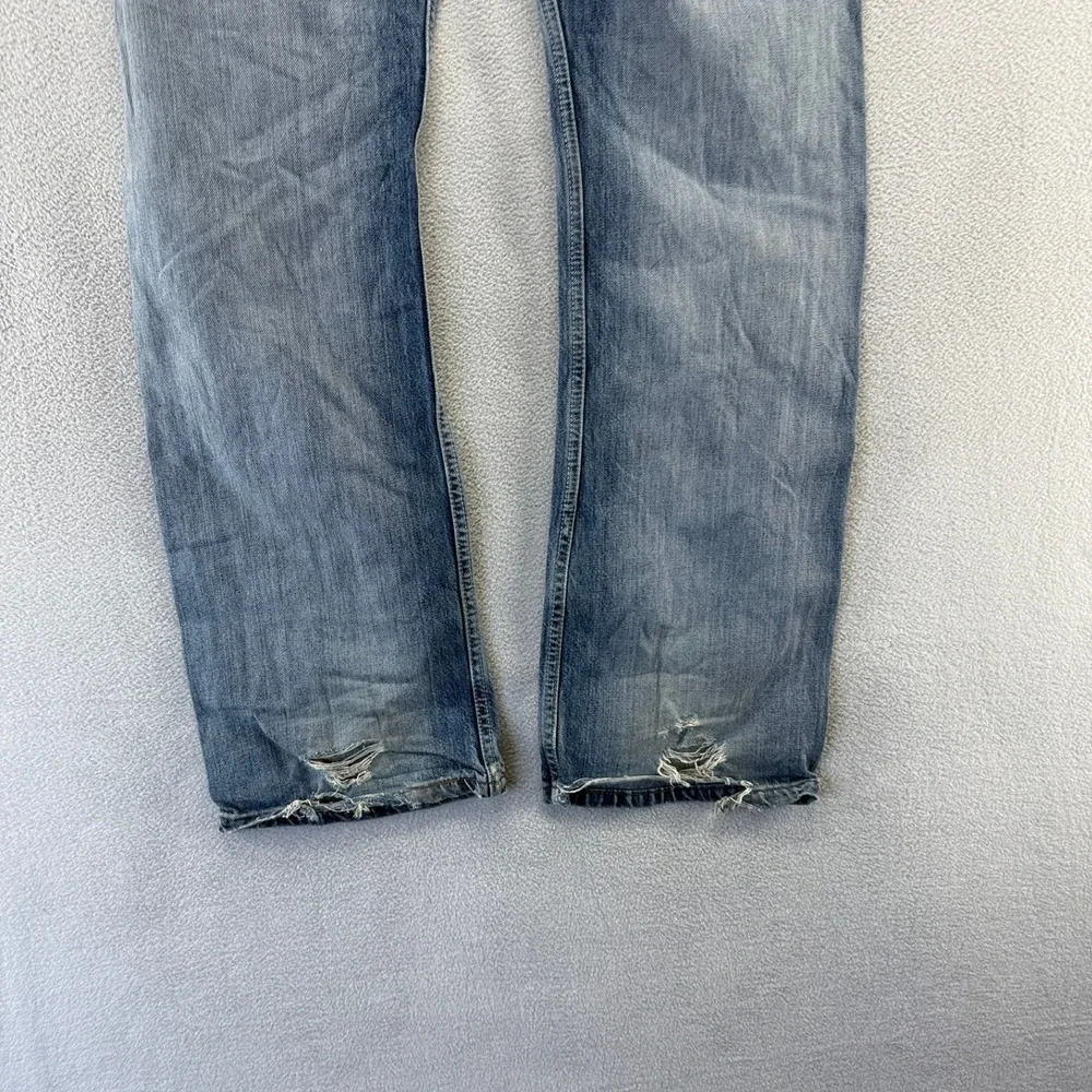 Vintage Levis Jeans Mens 33x34 Blue 501xx Straight Leg Distressed Denim y2k